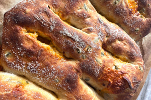 Chiltepin Cheddar Fougasse